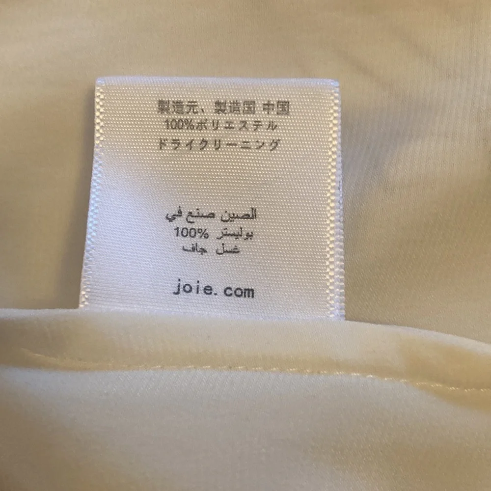 Joie Kynthia white blouse with pearl buttons. Size M - Picture 10 of 11